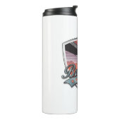 Brooklyn Design Silver Metallic Thermosbeker (Gedraaid links)