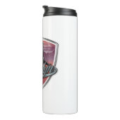 Brooklyn Design Silver Metallic Thermosbeker (Geroteerd rechts)