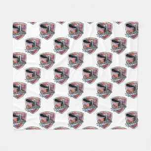 Brooklyn Design Silver Naadloos Fleece Deken