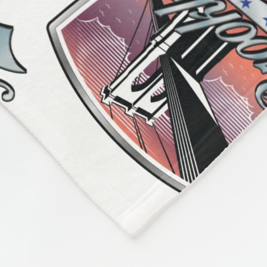 Brooklyn Design Silver Naadloos Fleece Deken (Hoek)