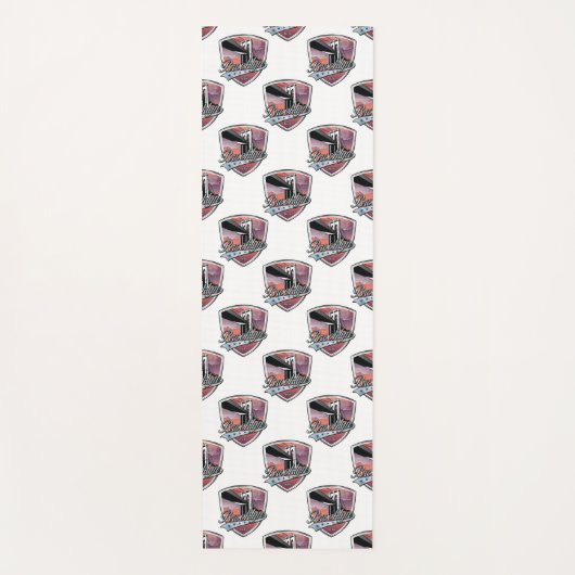 Brooklyn Design Silver Naadloos Yogamat (Voorkant)