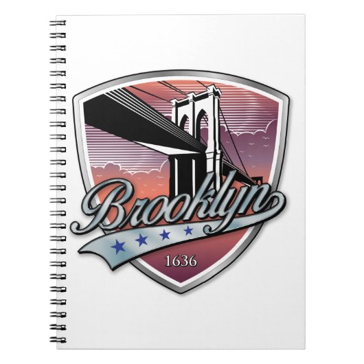Brooklyn Design Silver Notitieboek (Voorkant)