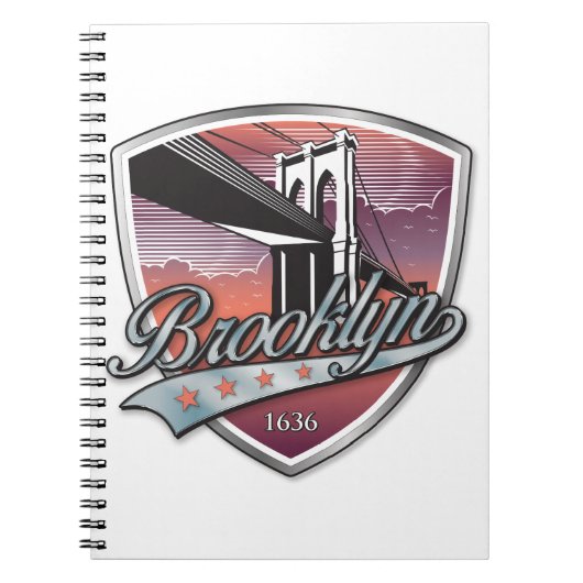Brooklyn Design Silver Notitieboek (Voorkant)