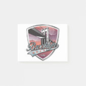 Brooklyn Design Silver Post-it® Notes (Voorkant)