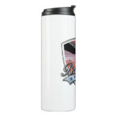 Brooklyn Design Silver Thermosbeker (Gedraaid links)