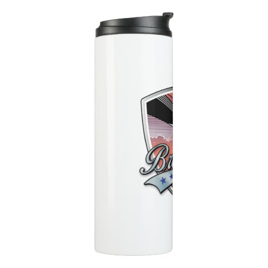 Brooklyn Design Silver Thermosbeker (Gedraaid links)