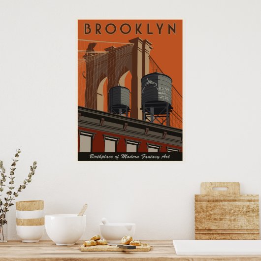 Brooklyn, een eerbetoon poster (Keuken)