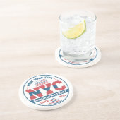 Brooklyn en New York City Zandsteen Onderzetter (Zijkant)