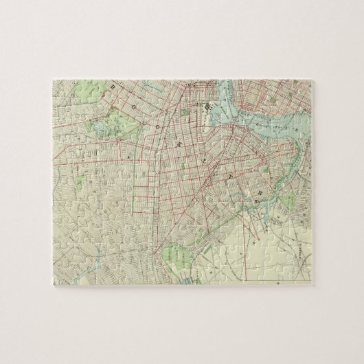 Brooklyn en Vicinity Legpuzzel (Horizontaal)