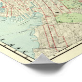 Brooklyn en Vicinity Poster (Hoek)