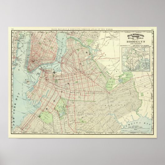 Brooklyn en Vicinity Poster (Voorkant)