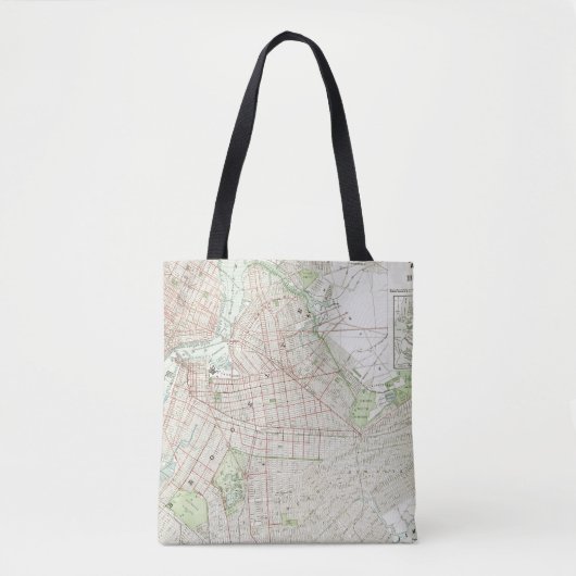 Brooklyn en Vicinity Tote Bag (Voorkant)
