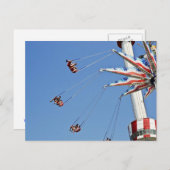 Brooklyn Flyer - Luna Park, Coney Island briefkaar Briefkaart (Voorkant / Achterkant)