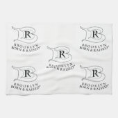 BROOKLYN GEFORNEN EN GELEVERD LOGO DISH TOWEL THEEDOEK (Horizontaal)