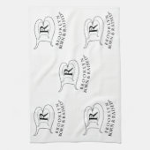BROOKLYN GEFORNEN EN GELEVERD LOGO DISH TOWEL THEEDOEK (Verticaal)