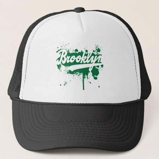 Brooklyn Gepineerde Groen Pet (Voorkant)