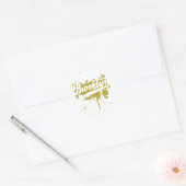 Brooklyn geschilderde mosterd Sticker (Envelop)