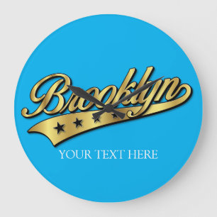Brooklyn Gold-Sjabloon Grote Klok