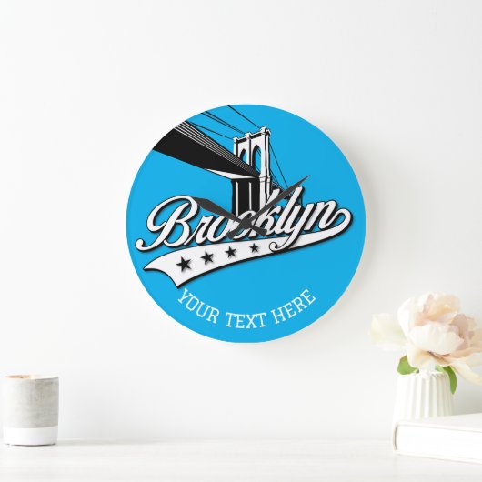 Brooklyn Gold-Sjabloon Grote Klok (Huis)