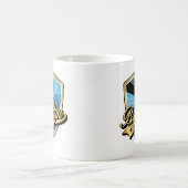 Brooklyn Gouden Swoosh Logo Ontwerp Koffiemok (Center)