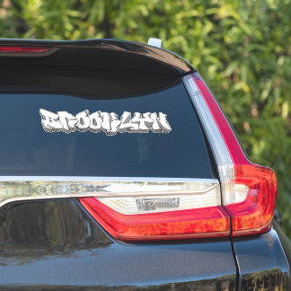 Brooklyn Graffiti Vinyl Sticker op maat
