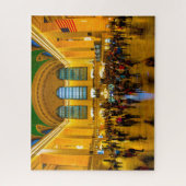 Brooklyn Grand Central Station.Kerstgroeten Legpuzzel (Verticaal)