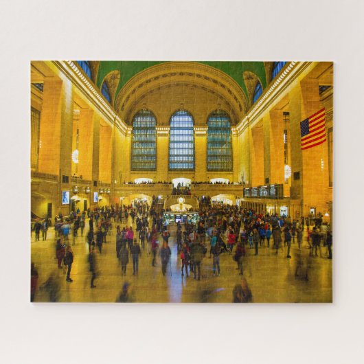 Brooklyn Grand Central Station.Kerstgroeten Legpuzzel (Horizontaal)