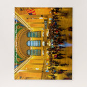 Brooklyn Grand Central Station.Kerstgroeten Legpuzzel (Verticaal)
