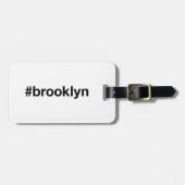 BROOKLYN Hashtag Bagagelabel (Voorkant horizontaal)