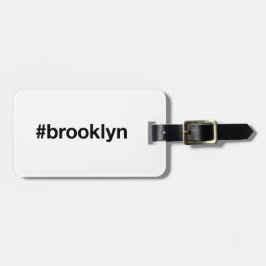 BROOKLYN Hashtag Bagagelabel