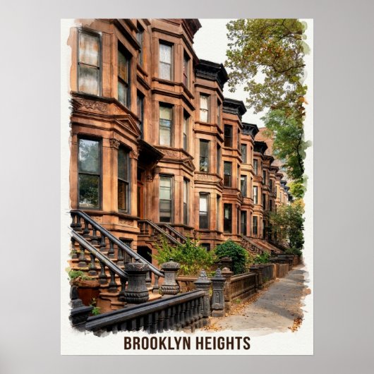 Brooklyn Heights Brooklyn Poster (Voorkant)