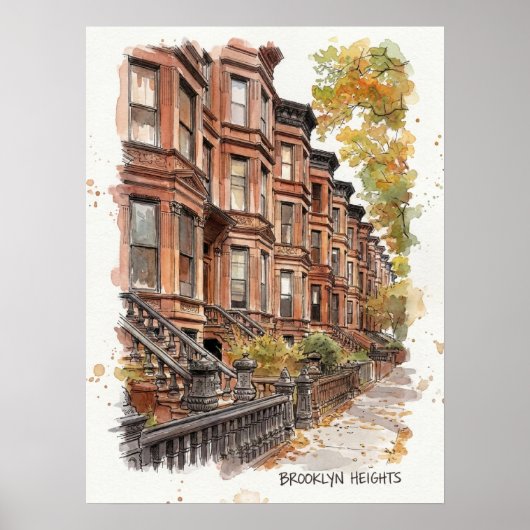 Brooklyn Heights Brooklyn Poster (Voorkant)