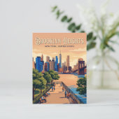 Brooklyn Heights New York (staat) Briefkaart (Staand voorkant)