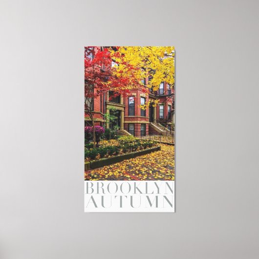 Brooklyn herfst canvasprint canvas afdruk (Voorkant)