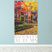 Brooklyn herfst canvasprint canvas afdruk (Insitu (Houten vloer))
