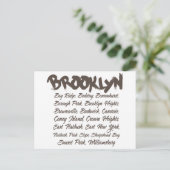 Brooklyn Hoods Briefkaart (Staand voorkant)
