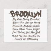Brooklyn Hoods Briefkaart (Voorkant)