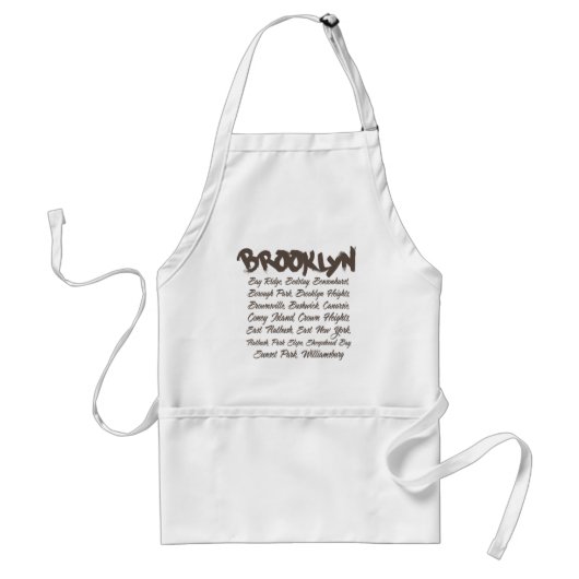 Brooklyn Hoods Standaard Schort (Voorkant)