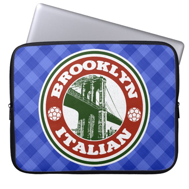 Brooklyn Italiaans-Amerikaanse laptophoes Laptop Sleeve (Voorkant)