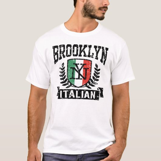 Brooklyn Italiaans T-shirt (Voorkant)