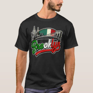 Brooklyn Italiaanse retro stijl T-shirt