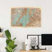 Brooklyn, Jersey City en Hoboken Poster (Thuiskantoor)
