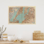 Brooklyn, Jersey City en Hoboken Poster (Keuken)