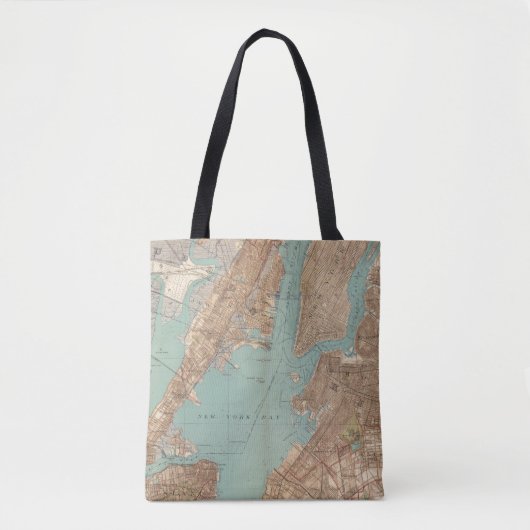 Brooklyn, Jersey City en Hoboken Tote Bag (Voorkant)