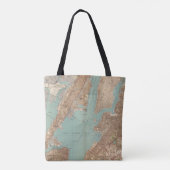 Brooklyn, Jersey City en Hoboken Tote Bag (Achterkant)
