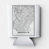Brooklyn Kaart Blikjeskoeler (Achterkant)