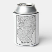 Brooklyn Kaart Blikjeskoeler (Blikje Achterkant)