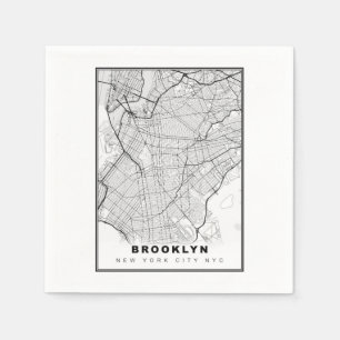 Brooklyn Kaart Servet