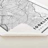 Brooklyn Kaart Sherpa Deken (3/4)