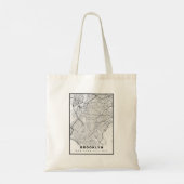 Brooklyn Kaart Tote Bag (Achterkant)